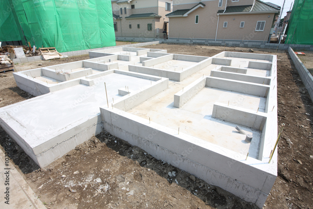 住宅基礎の画像