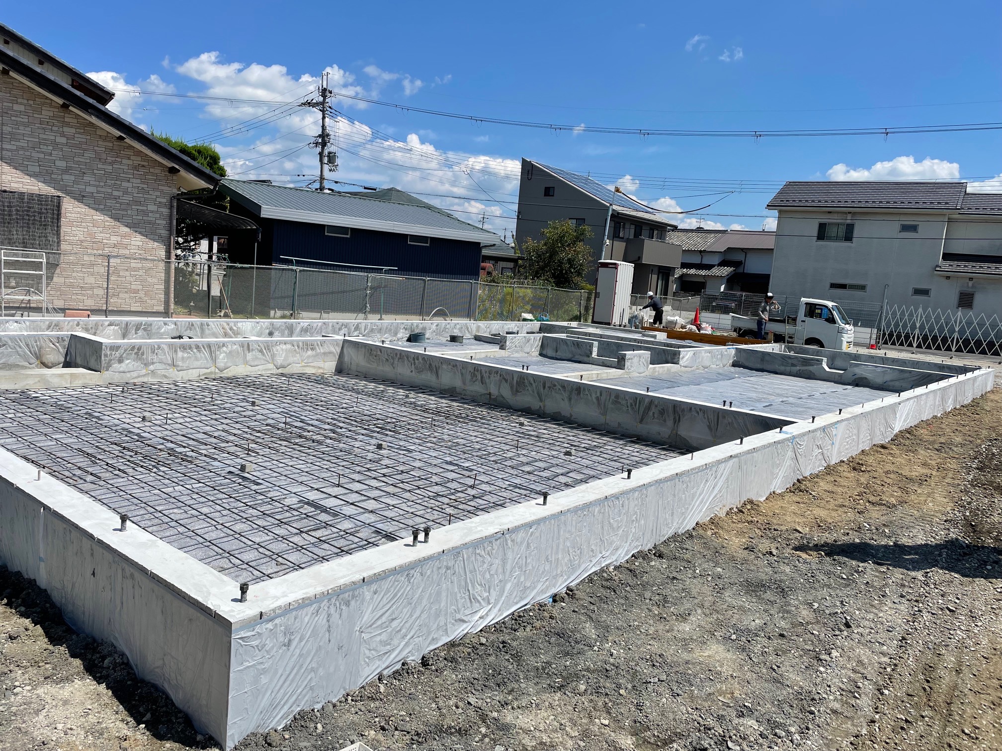 住宅基礎の写真